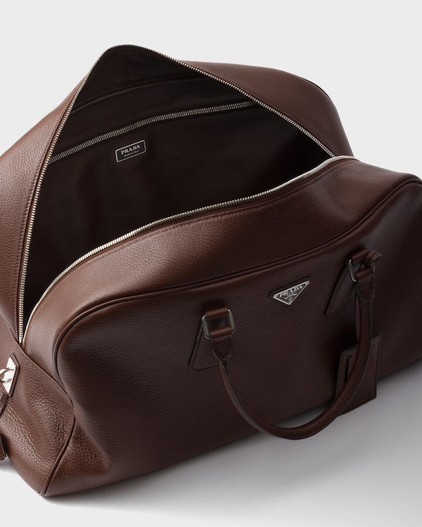 Leather duffle bag Leather duffle bag