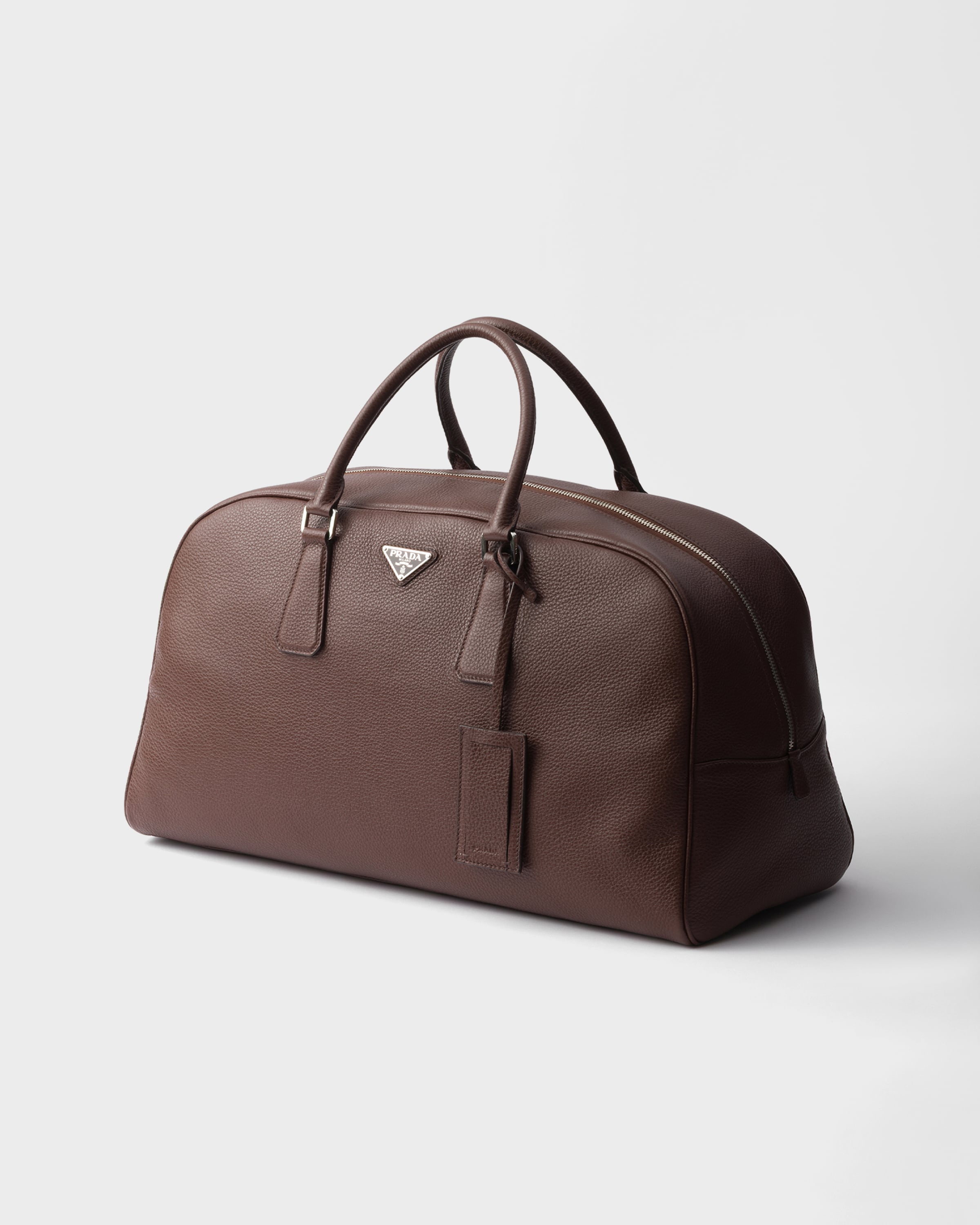 PRADA★スエード ダッフルバッグ ダークブラウン スエード ダッフルバッグ | PRADA