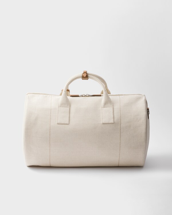 リネンブレンド ダッフルバッグ リネンブレンド ダッフルバッグ