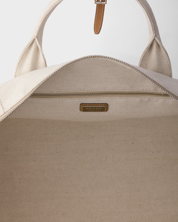 リネンブレンド ダッフルバッグ リネンブレンド ダッフルバッグ