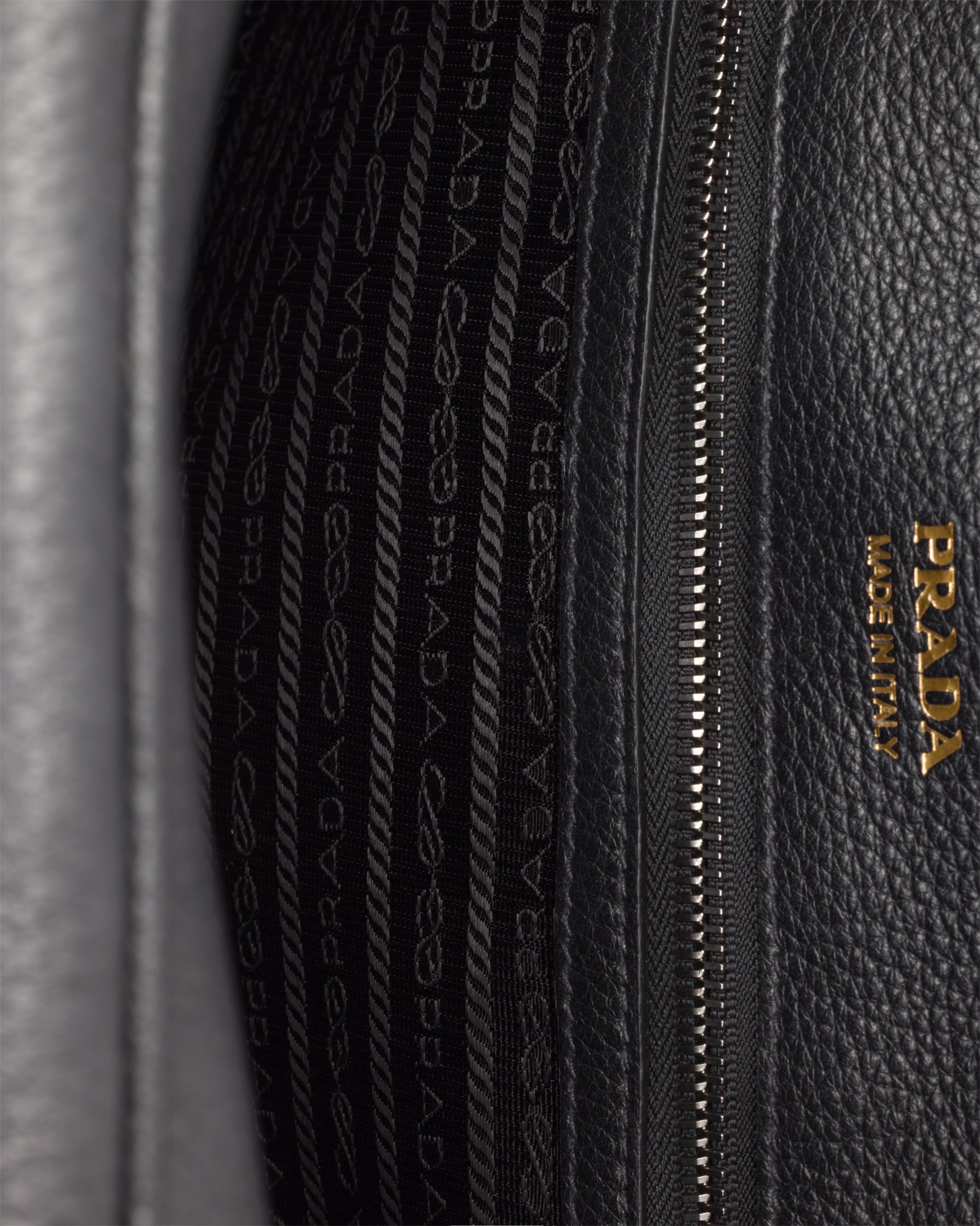 Black Leather duffel bag | PRADA - United States