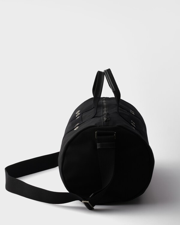 帆布旅行袋 - 黑色 帆布旅行袋 - 黑色