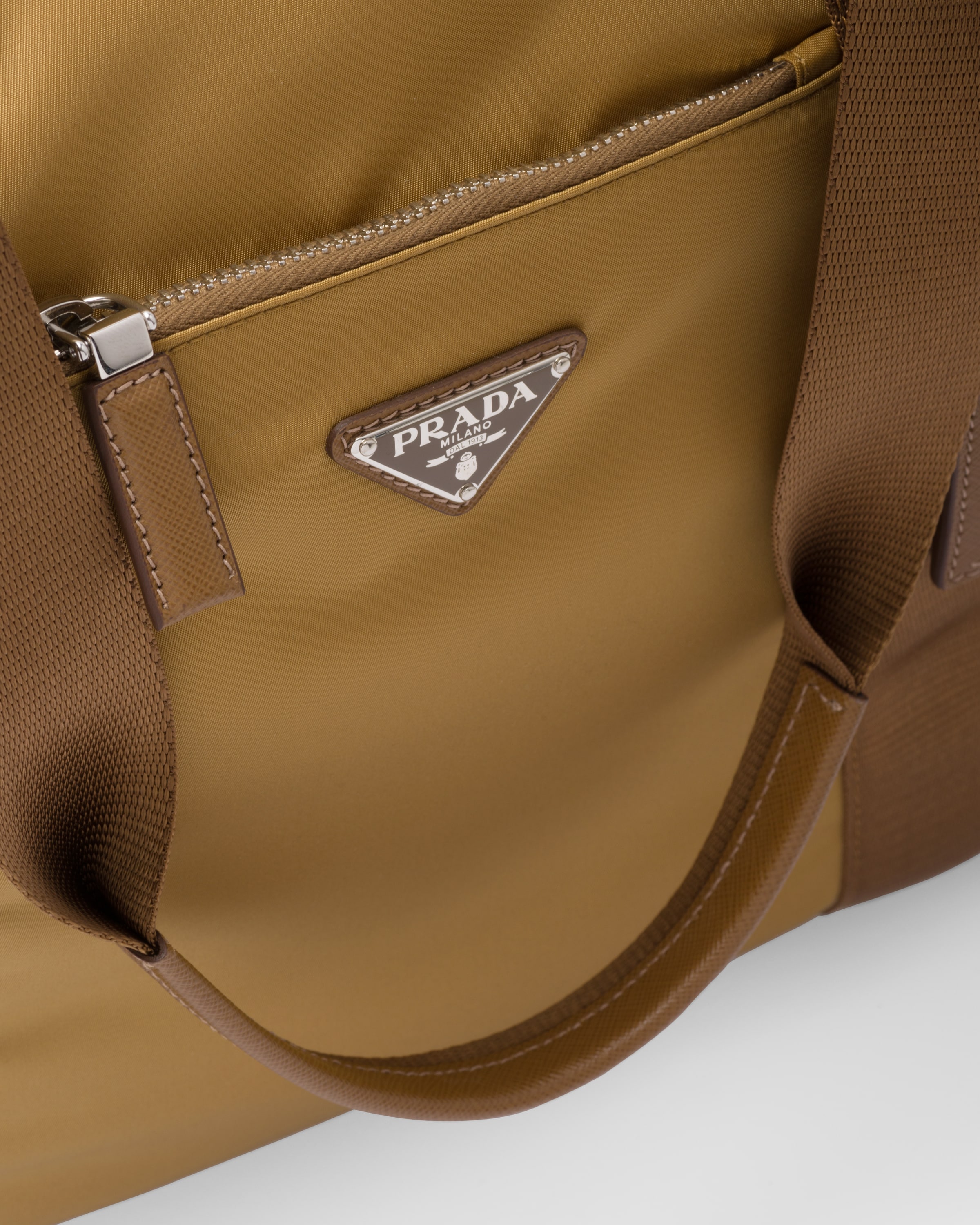 Prada Re\u002DNylon and Saffiano leather duffle bag 6