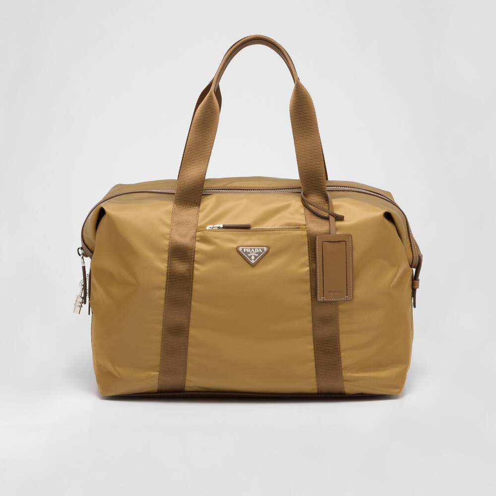 Prada Re-Nylon and Saffiano leather duffle bag 1