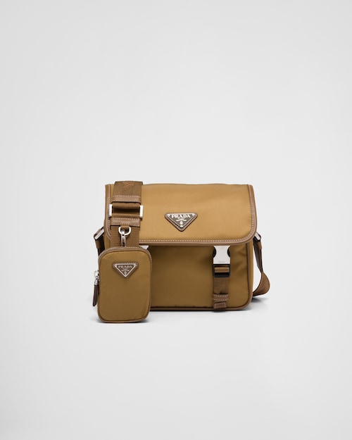Prada Re-Nylon and Saffiano leather shoulder bag 1