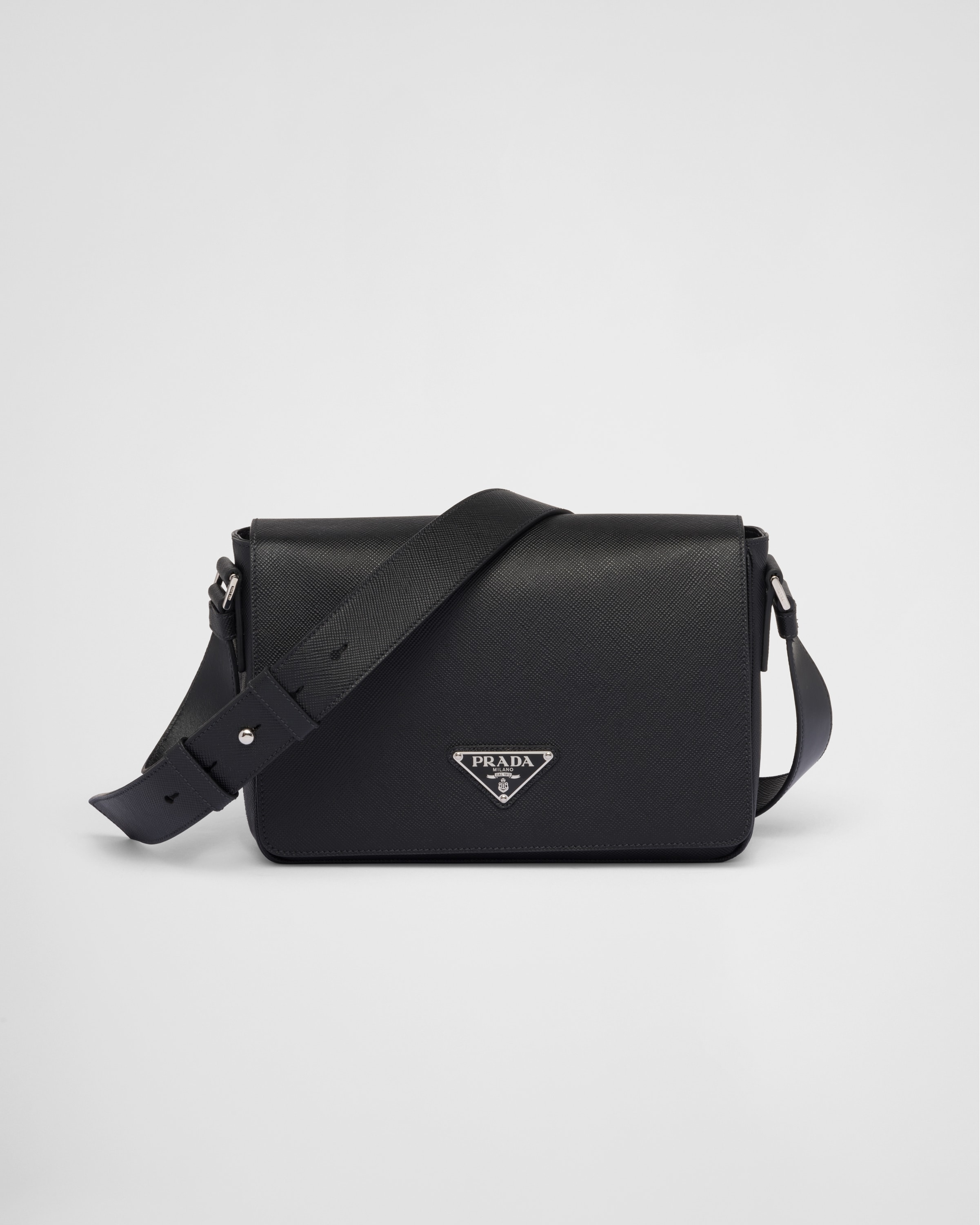 Black Saffiano Leather Shoulder Bag PRADA