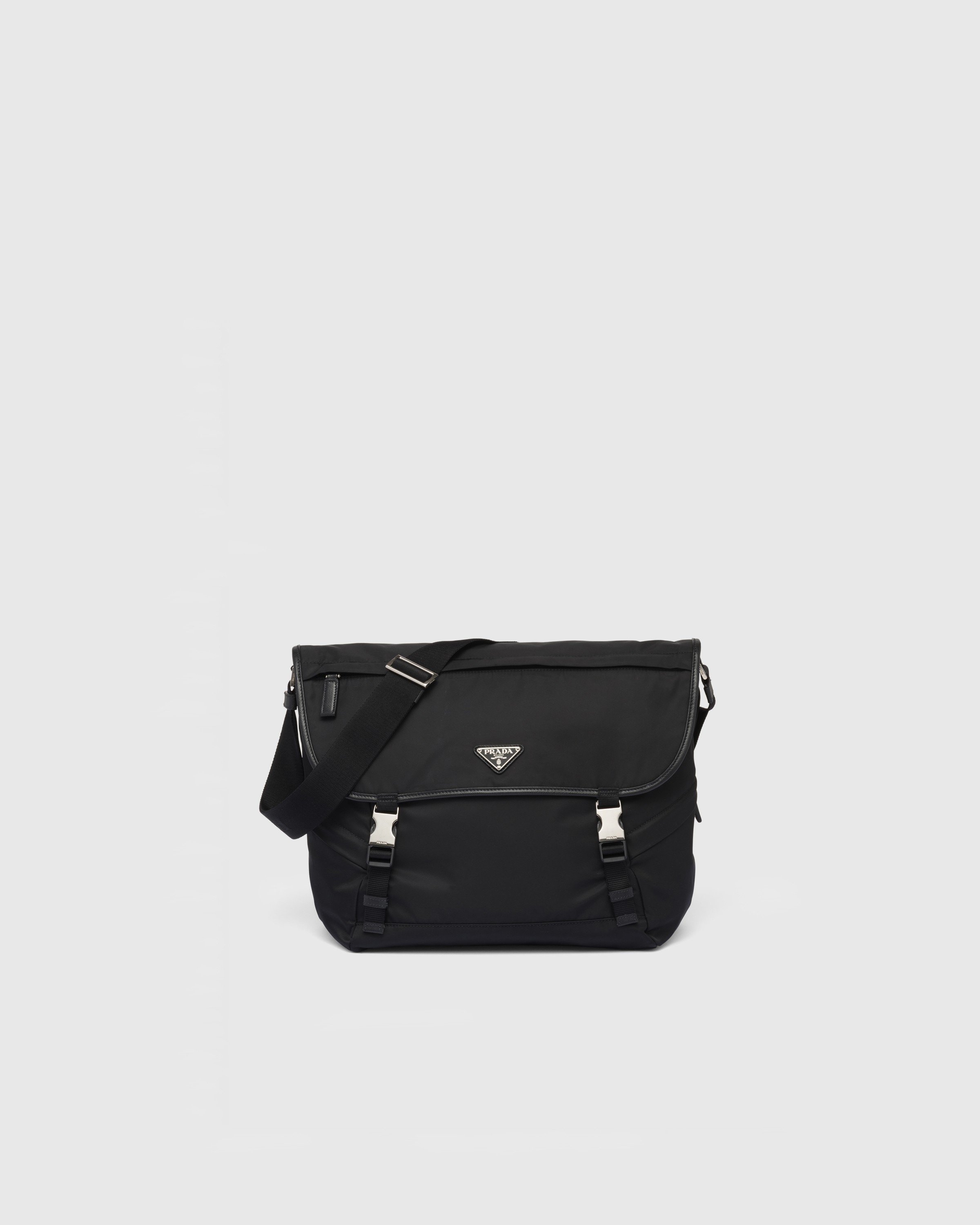 Messenger Bags for men in Nylon & Saffiano Leather