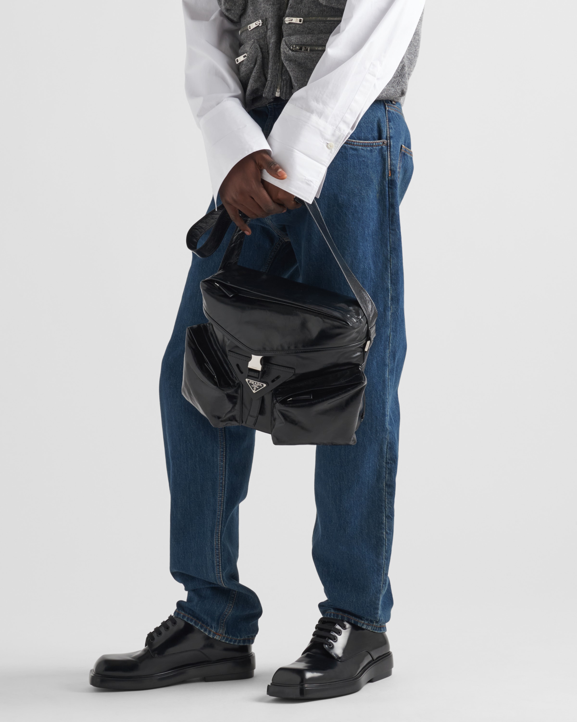 Vintage Black Prada Shoulder Bag | Luxury Designer Handbags