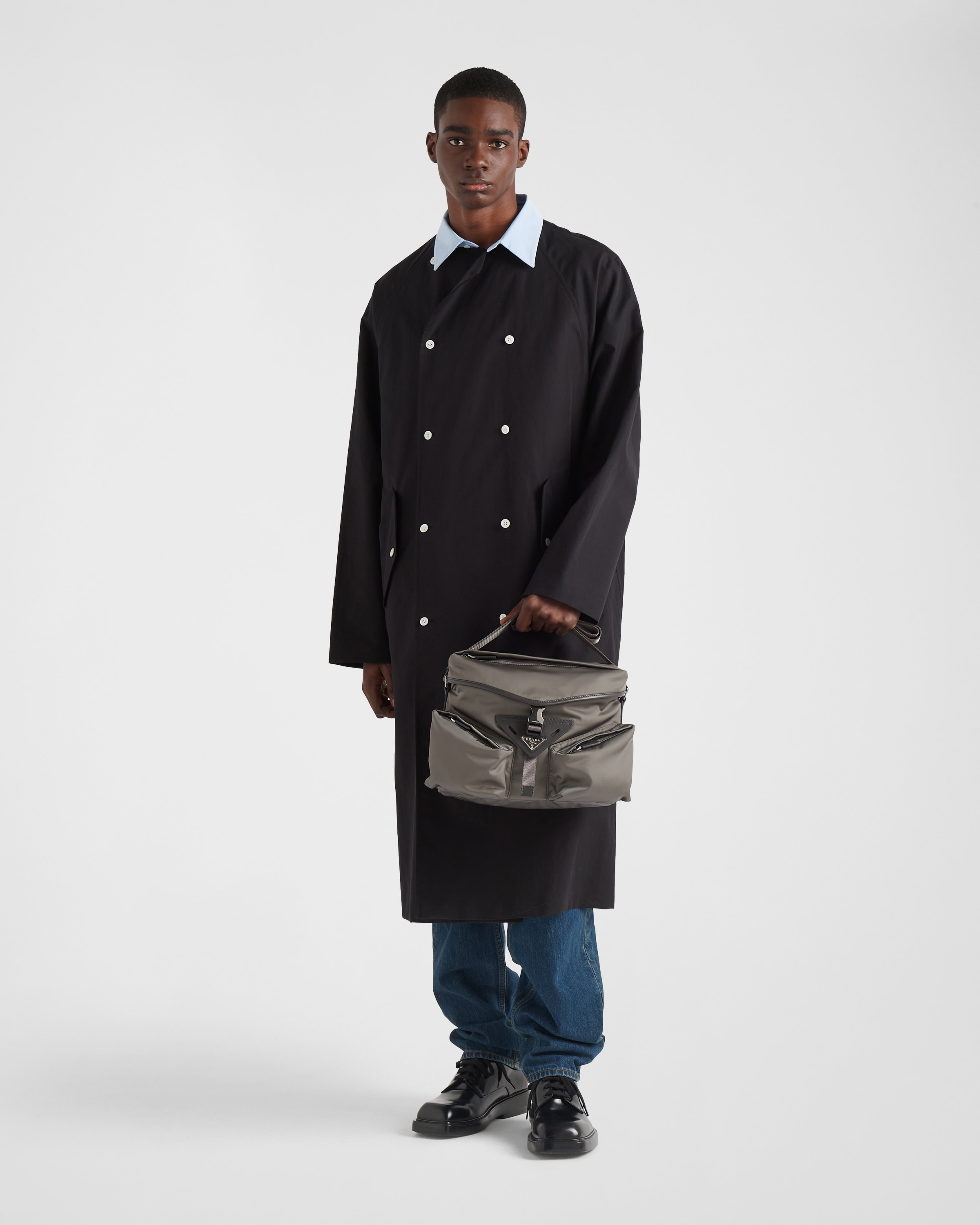 Borse di lusso in Pelle e Nylon da Uomo PRADA