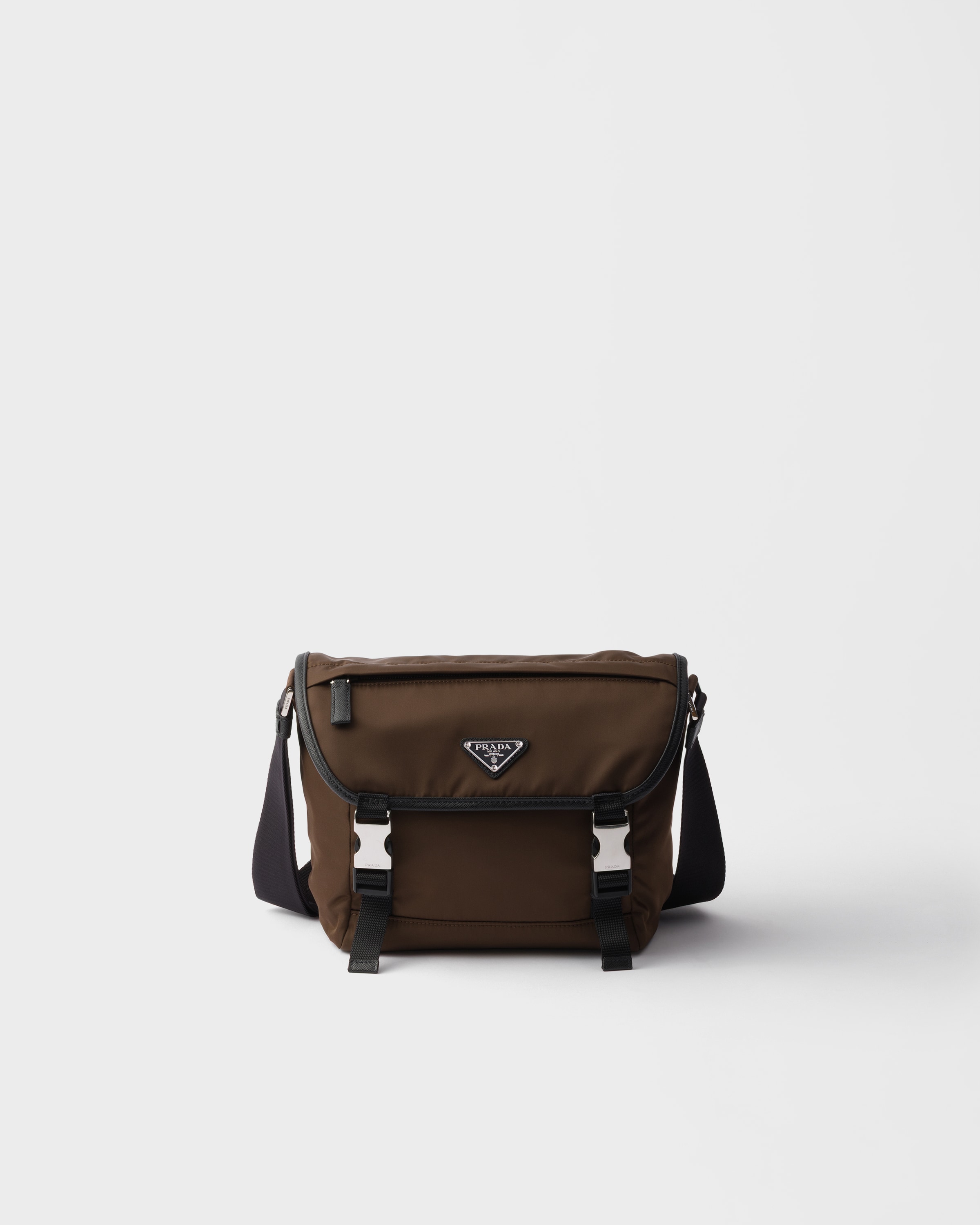 Sienna Re-Nylon and Saffiano leather shoulder bag | PRADA - United