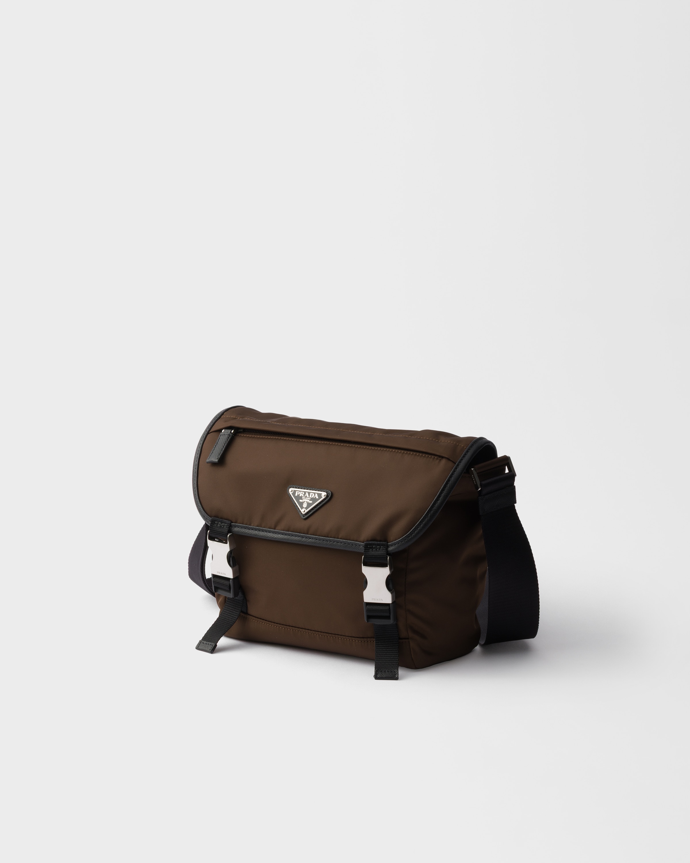 Sienna Re-Nylon and Saffiano leather shoulder bag | PRADA - United
