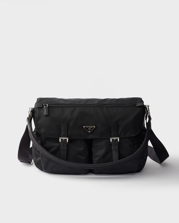 Re-Nylon shoulder bag - Black Re-Nylon shoulder bag - Black