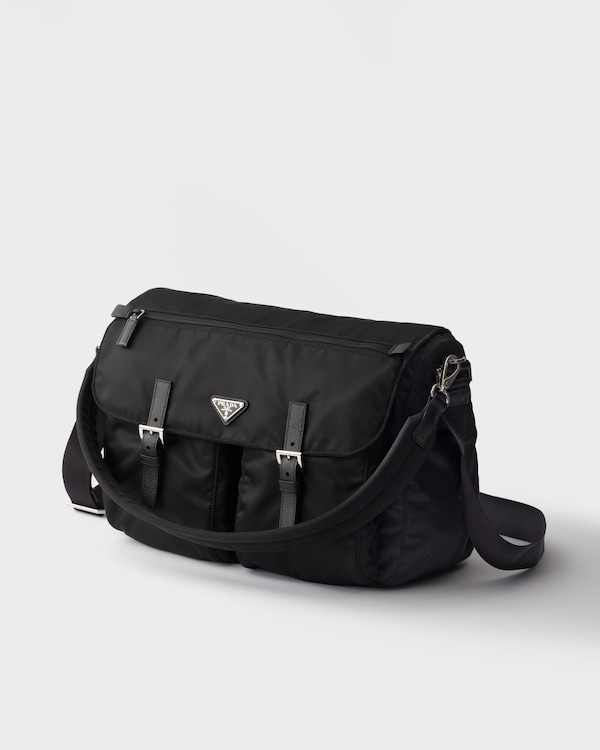 Re-Nylon shoulder bag - Black Re-Nylon shoulder bag - Black