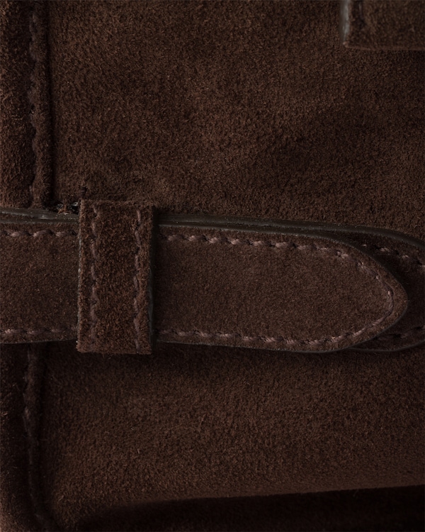 Suede shoulder bag - Dark Brown Suede shoulder bag - Dark Brown