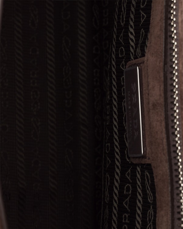 Suede shoulder bag - Dark Brown Suede shoulder bag - Dark Brown