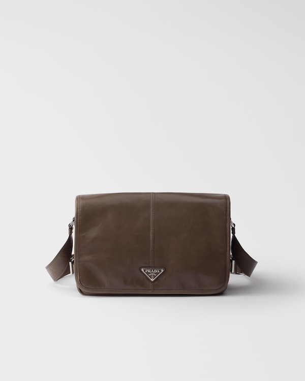 Sac à bandoulière en cuir - Argile Sac à bandoulière en cuir - Argile