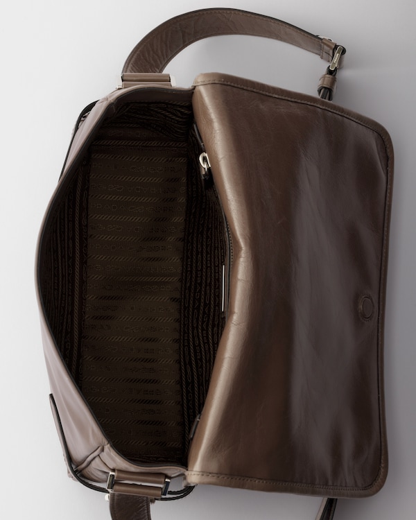 Sac à bandoulière en cuir - Argile Sac à bandoulière en cuir - Argile