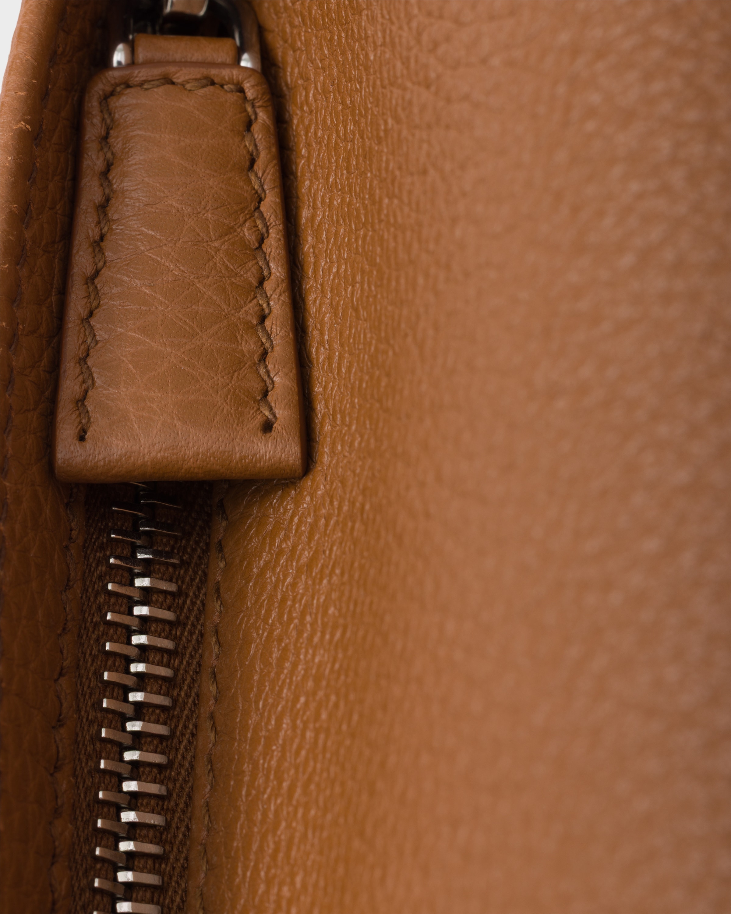 Cognac Leather shoulder bag | PRADA