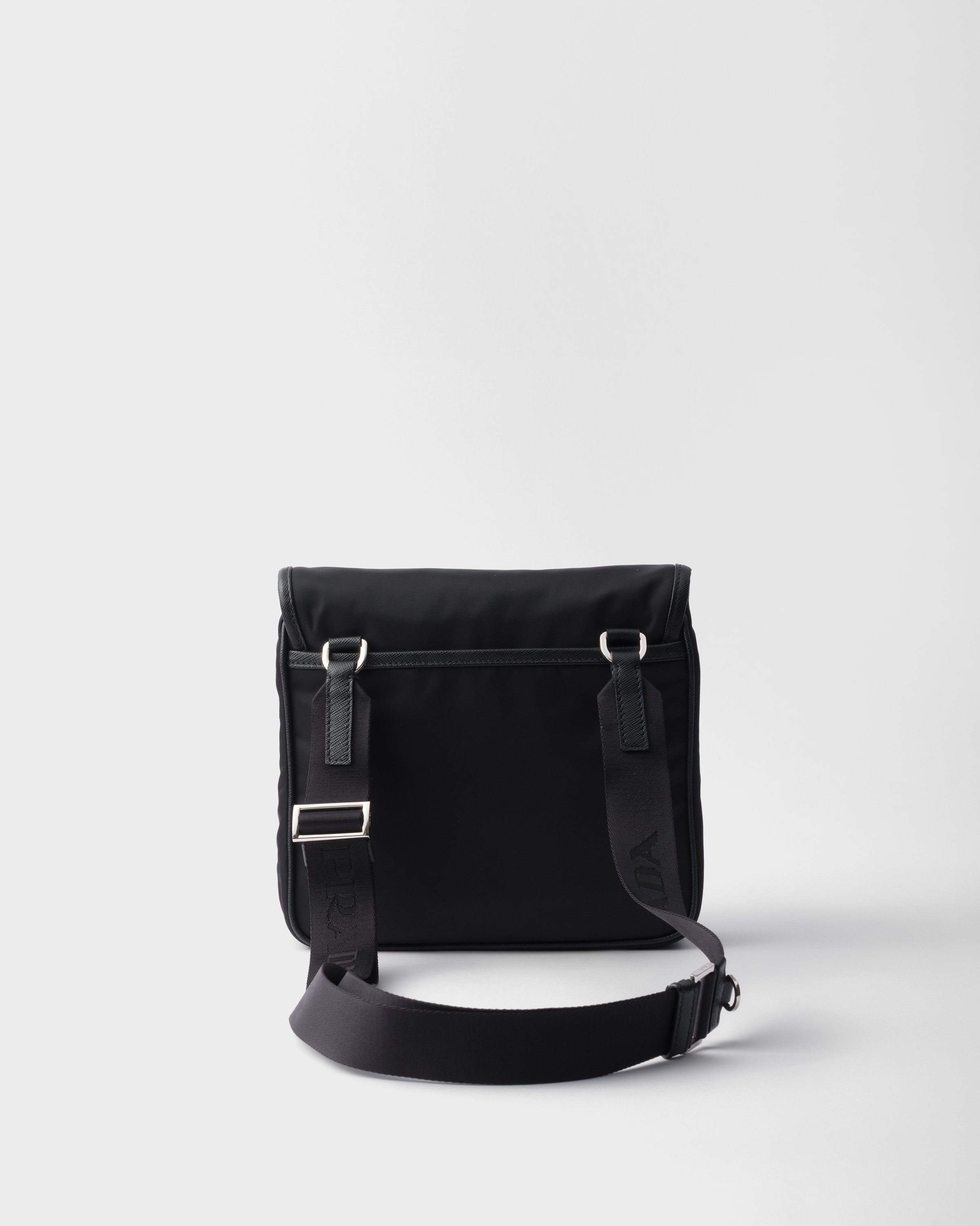 ショルダーバッグ・ポシェット *PRADA* Small Nylon Shoulder Bag Black 1BC2342C8QF0002 1BC23 Prada Quilted Tessuto Nylon Chain Black Convertible Shoulder