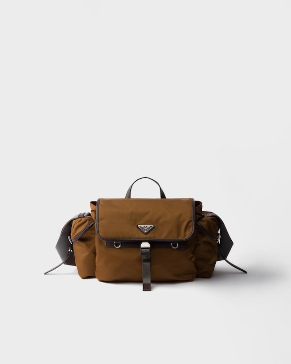 ★PRADA★Duet Re-Nylon Shoulder Bag★Brandy Burgundy Prada Duet Re-Nylon bucket bag | PRADA