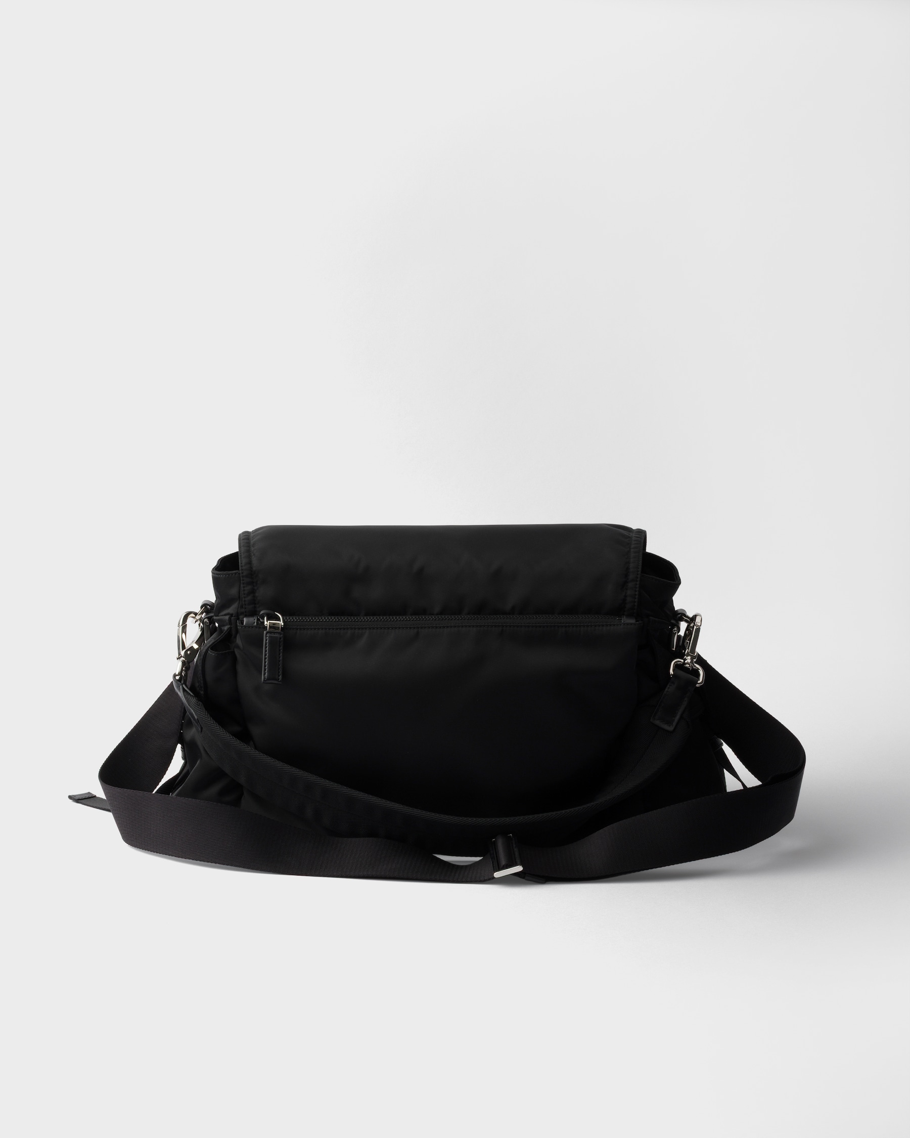 PRADA 25S EXPLORE MEDIUM BACKPACK 29 IN BLACK CALFSKIN GOLD HARDWARE main image 1