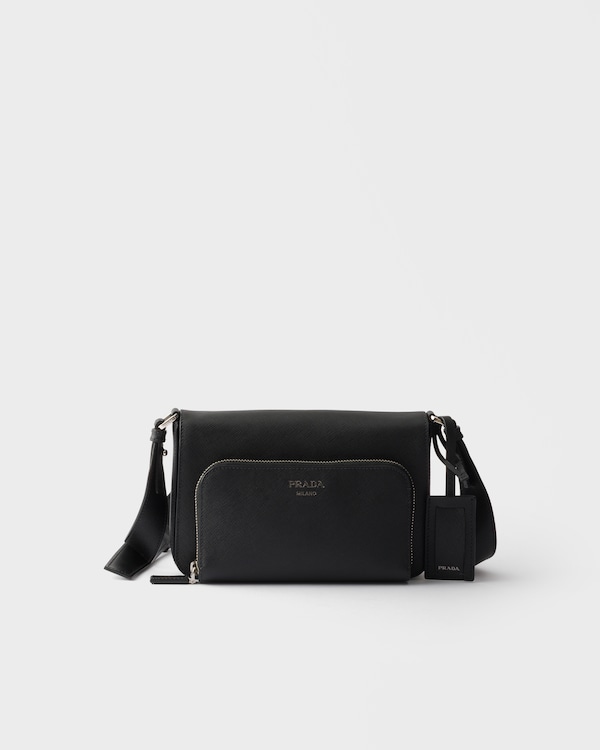 Borsa a tracolla in Saffiano - Nero Borsa a tracolla in Saffiano - Nero