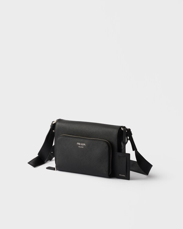 Borsa a tracolla in Saffiano - Nero Borsa a tracolla in Saffiano - Nero