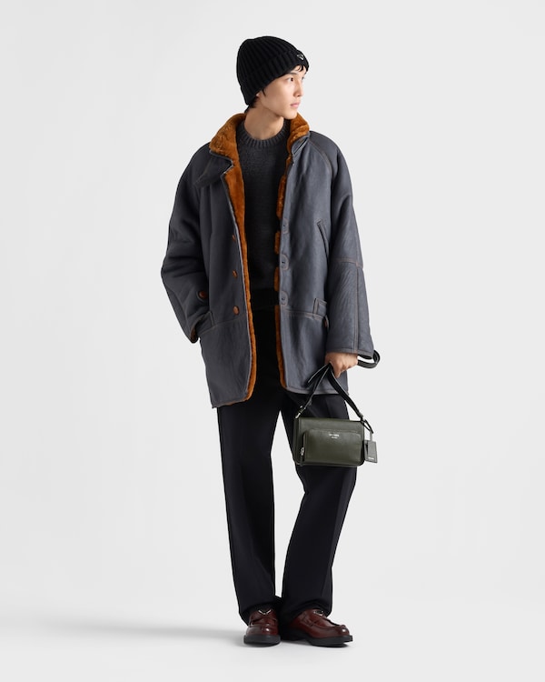 Saffiano leather shoulder bag - Forest Saffiano leather shoulder bag - Forest