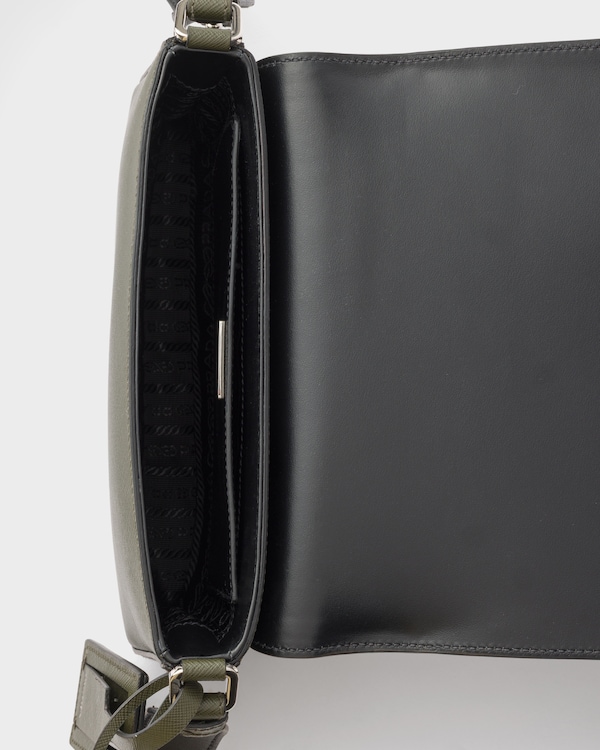 Saffiano leather shoulder bag - Forest Saffiano leather shoulder bag - Forest