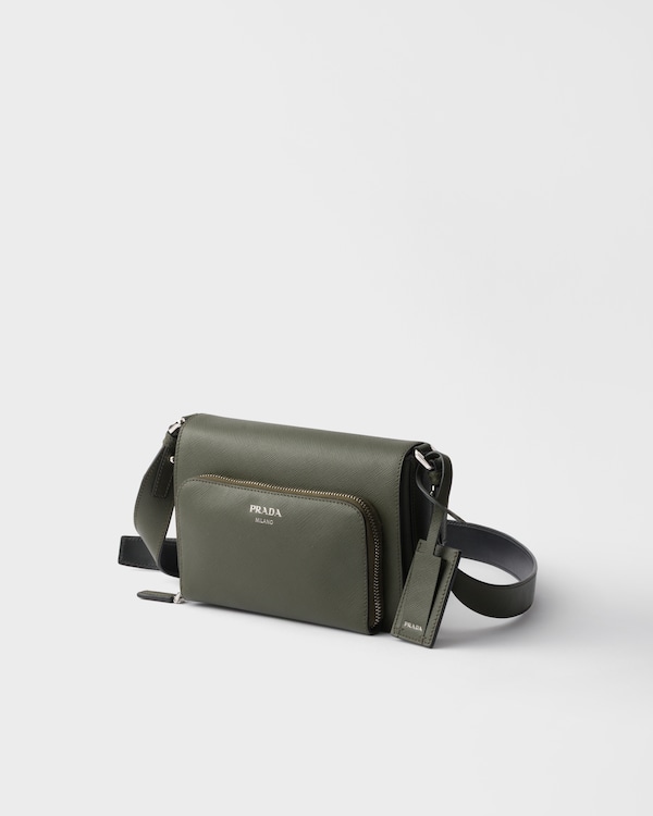 Saffiano leather shoulder bag - Forest Saffiano leather shoulder bag - Forest