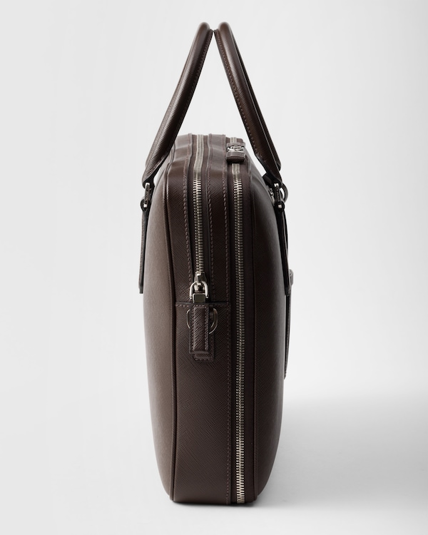 Saffiano leather briefcase Saffiano leather briefcase