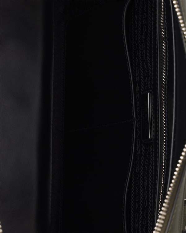 Saffiano leather work bag - Loden Saffiano leather work bag - Loden