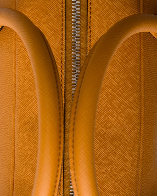 Saffiano leather work bag - Amber Saffiano leather work bag - Amber