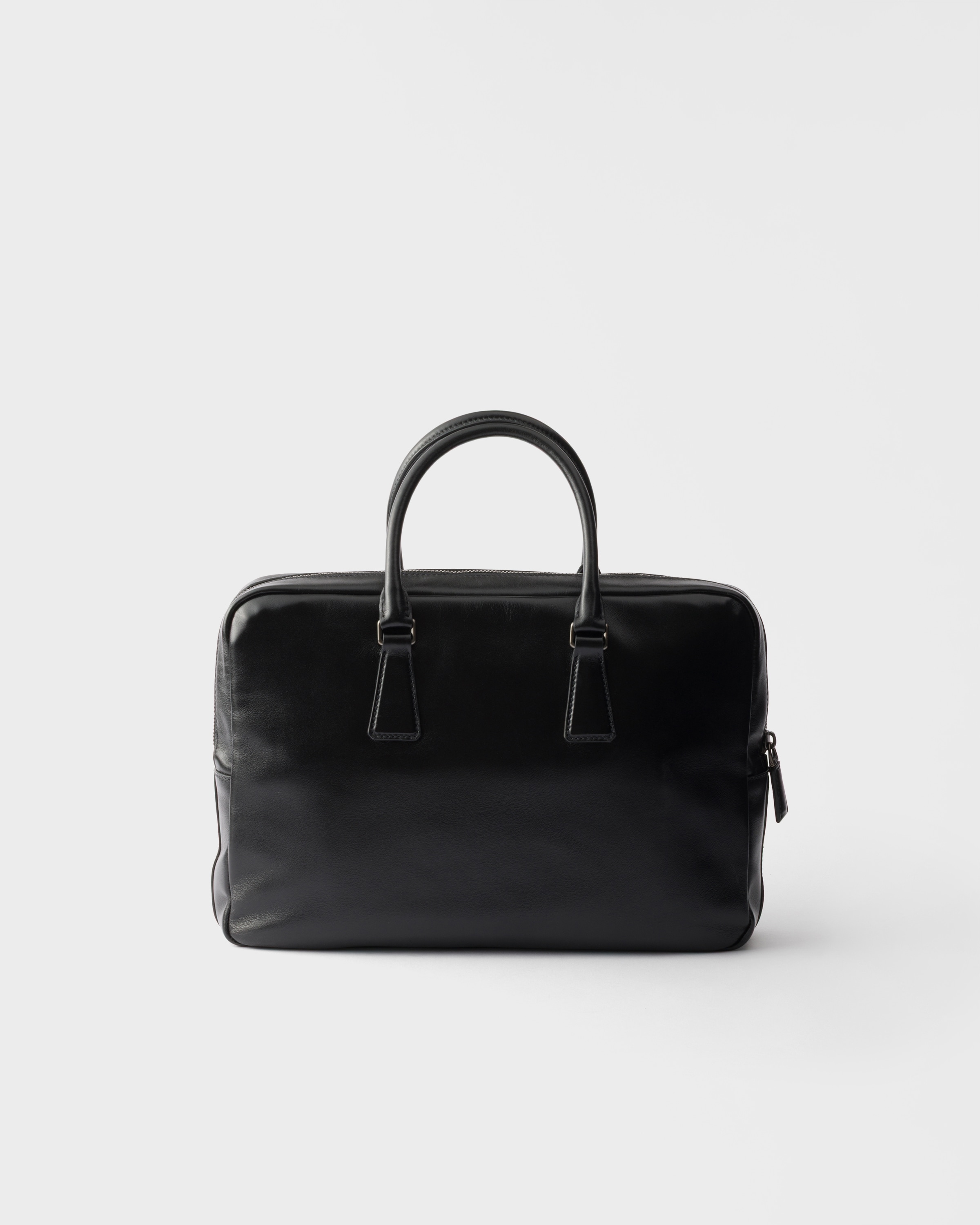 Black Leather Work Bag | PRADA - United States