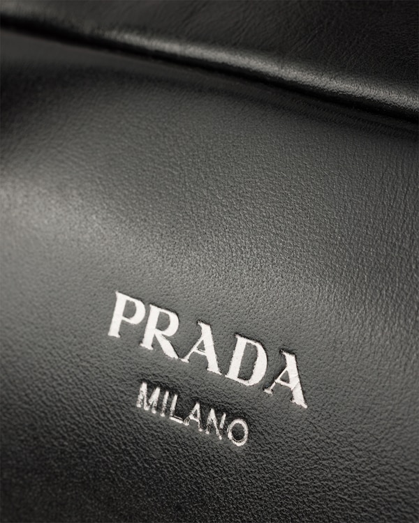 Leather work bag - Black Leather work bag - Black