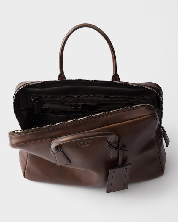 Leather work bag - Cocoa Brown Leather work bag - Cocoa Brown