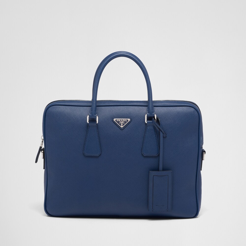 Prada Saffiano Leather Work Bag 1