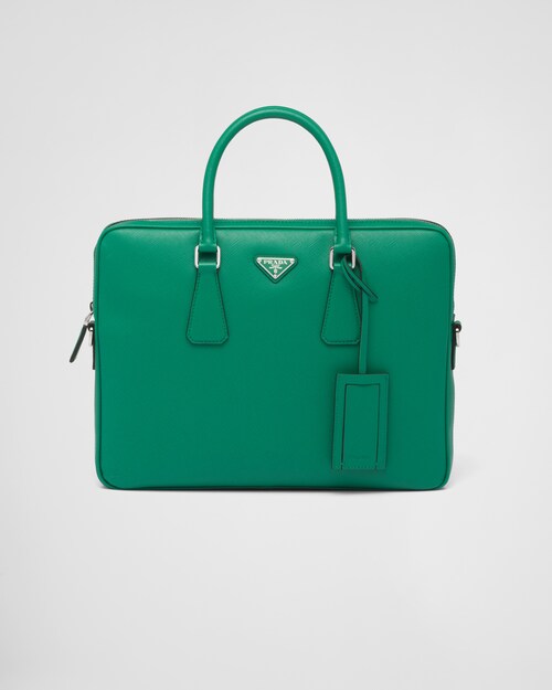 Prada Saffiano Leather Work Bag 1