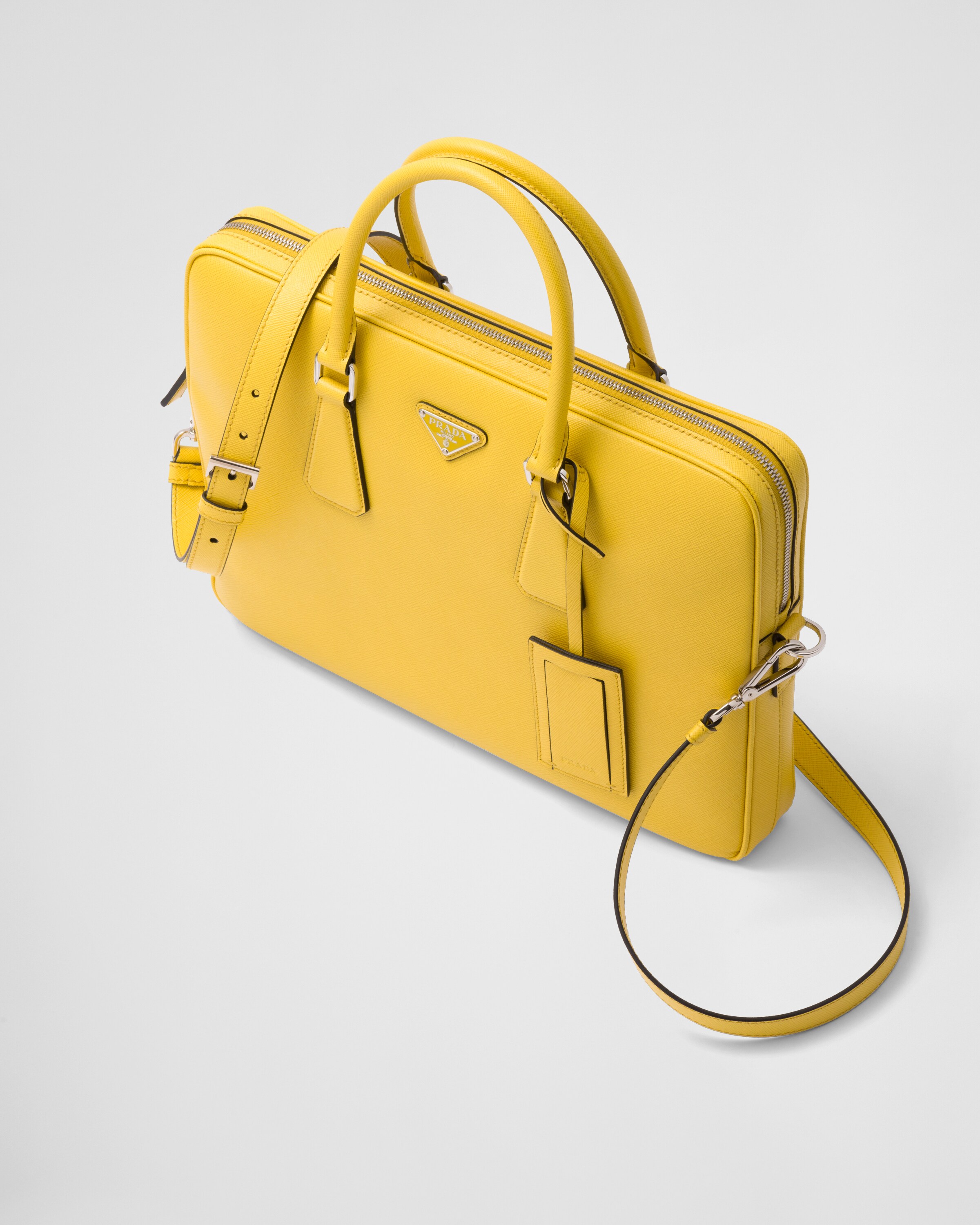 Prada Saffiano Leather Work Bag 3
