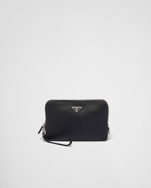 Prada Saffiano Leather Clutch 1