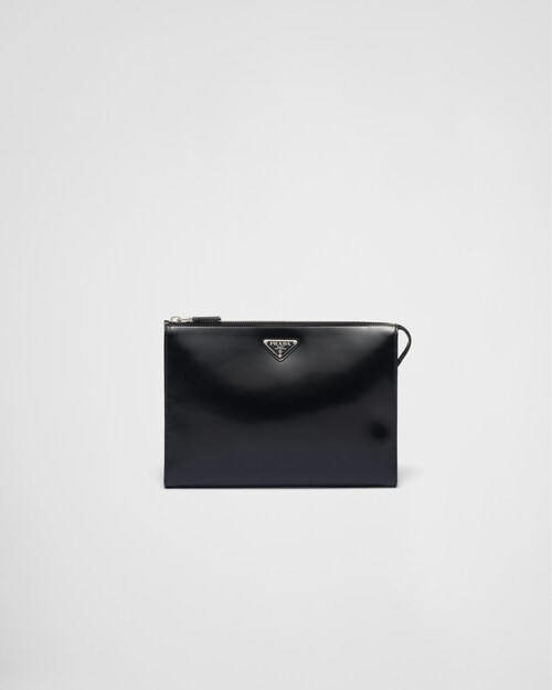 Prada باوتش من الجلد المصقول 1