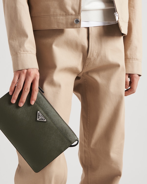 Saffiano Leather Pouch Saffiano Leather Pouch