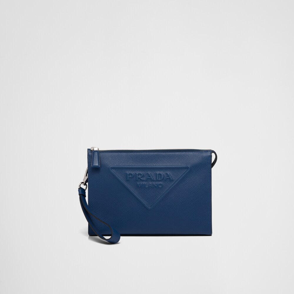 Prada Saffiano leather pouch 1
