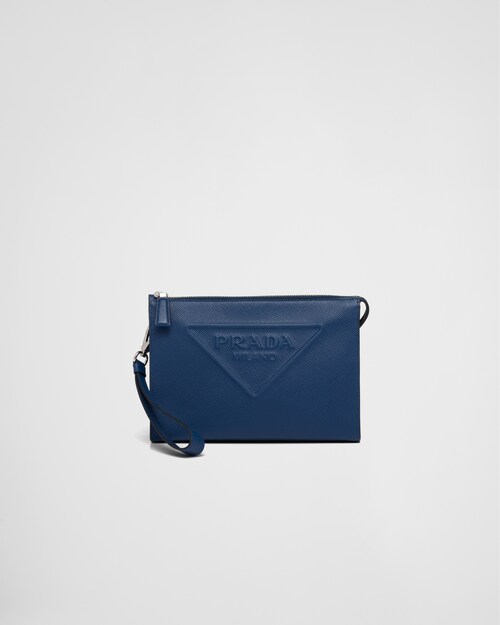 Prada Saffiano leather pouch 1
