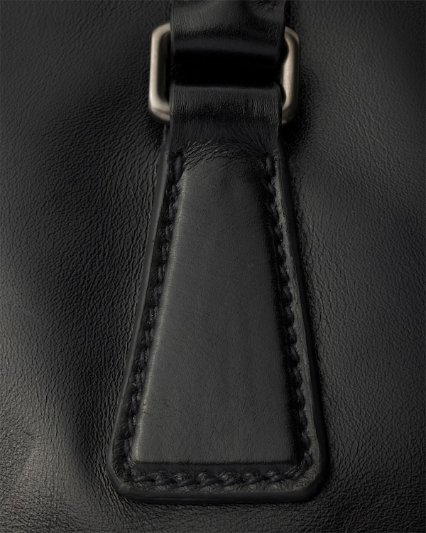 Leather tote bag - Black Leather tote bag - Black
