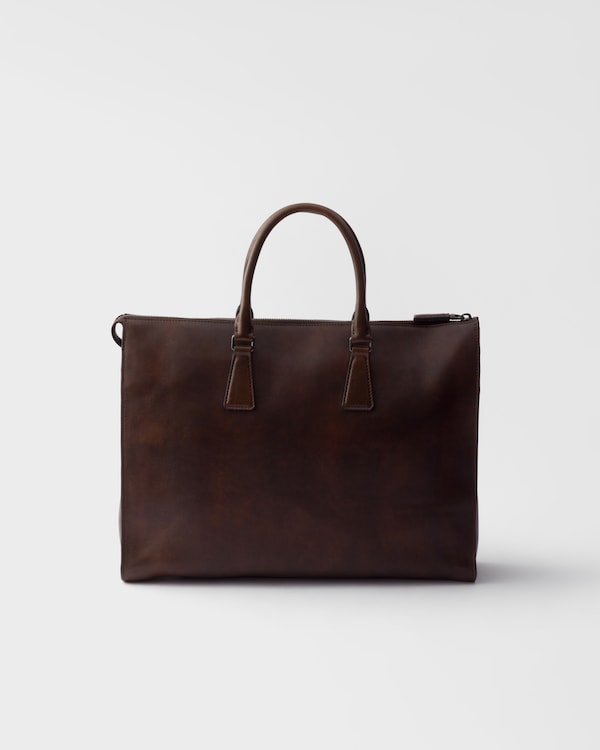 Leather tote bag - Cocoa Brown Leather tote bag - Cocoa Brown