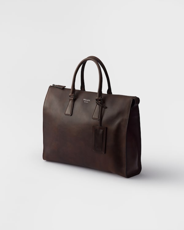 Leather tote bag - Cocoa Brown Leather tote bag - Cocoa Brown