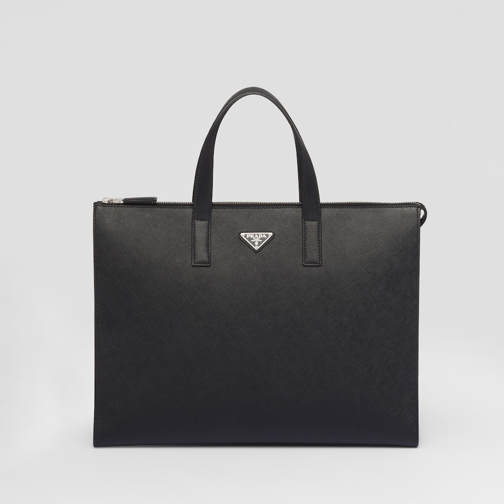 Prada Saffiano 皮革托特包 1