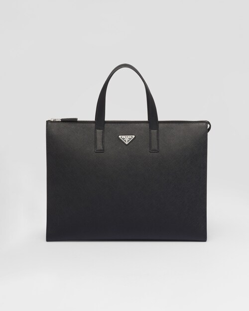 Prada Saffiano 皮革托特包 1
