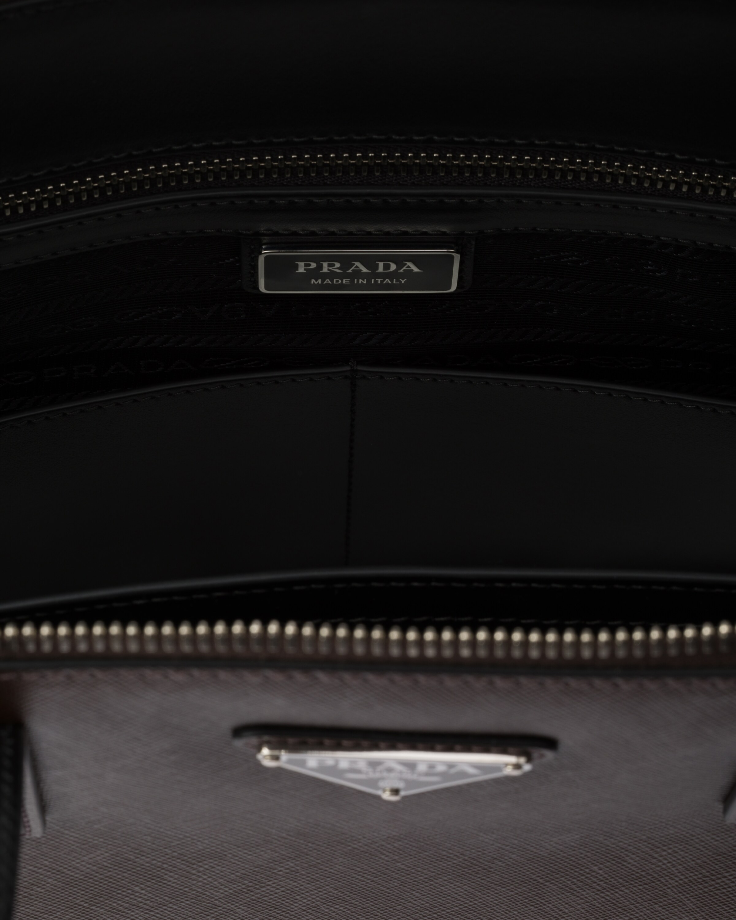 Coffee Saffiano leather tote | PRADA - Japan